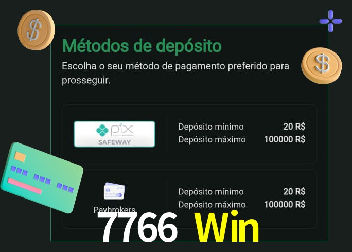 O cassino 7766 Win oferece uma grande variedade de métodos de pagamento